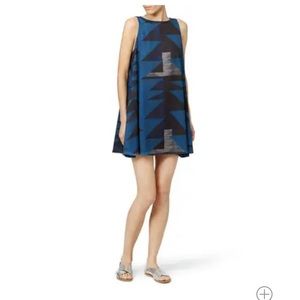 Mara Hoffman Blue Loom shift Dress size small